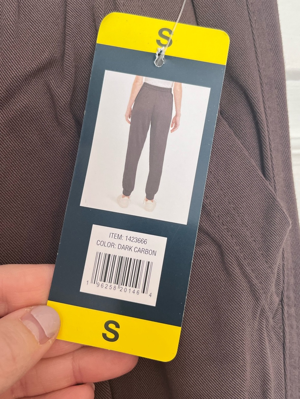 NWT Splendid Women’s Brown Elastic Drawstring Joggers - Picture 6 of 10